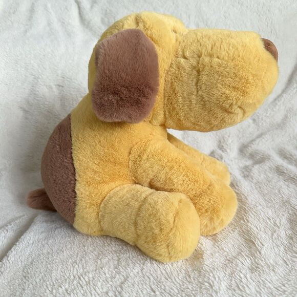 Target Giggle Scape Yellow Brown Sitting Cute Puppy Dog Plush 11” Stuffed Animal - Picture 2 of 6
